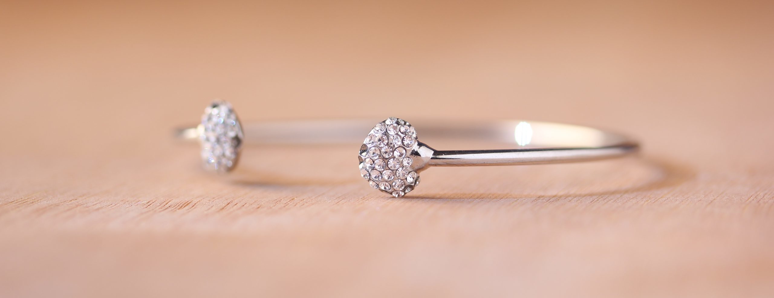 bracelet on table